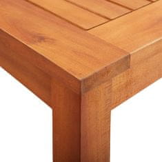 Greatstore Zahradní stůl 88 x 88 x 74 cm masivní akáciové dřevo