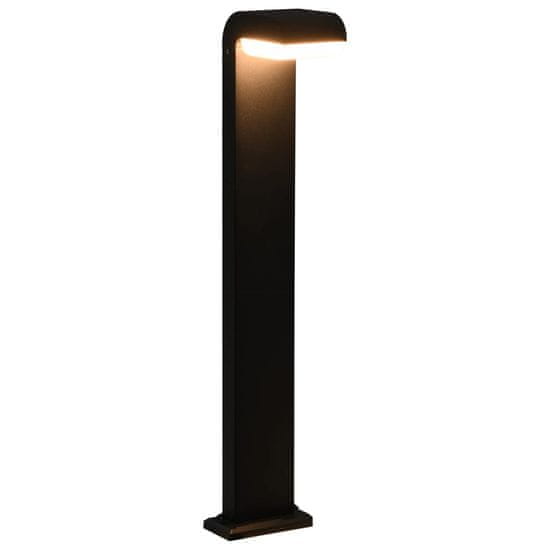 Greatstore Venkovní LED lampa 9 W černá oválná