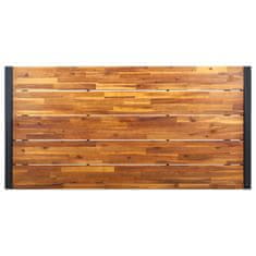 Greatstore Zahradní stůl s nohami ve tvaru U 180x90x75 cm masivní akácie