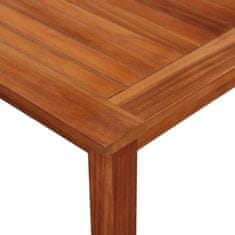 Greatstore Zahradní stůl 85 x 85 x 74 cm masivní akáciové dřevo