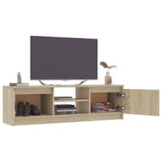 Vidaxl TV stolek dub sonoma 120 x 30 x 35,5 cm dřevotříska