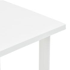 Petromila Zahradní stůl bílý 80 x 75 x 72 cm plast