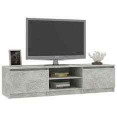 Vidaxl TV stolek betonově šedý 140 x 40 x 35,5 cm dřevotříska