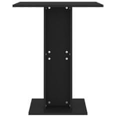 Greatstore Bistro stolek černý 60 x 60 x 75 cm dřevotříska