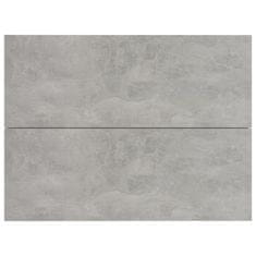 Greatstore Noční stolky 2 ks betonově šedé 40 x 30 x 30 cm dřevotříska