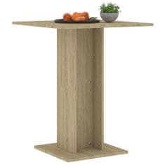 Greatstore Bistro stolek dub sonoma 60 x 60 x 75 cm dřevotříska