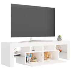 Vidaxl TV skříňka s LED osvětlením bílá 140 x 35 x 40 cm