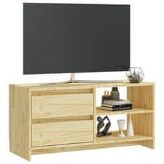 Greatstore TV stolek 80 x 31 x 39 cm masivní borové dřevo