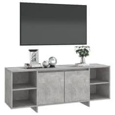 Vidaxl TV stolek betonově šedý 130 x 35 x 50 cm dřevotříska