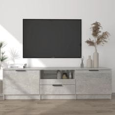 Vidaxl TV skříňka betonově šedá 140 x 35 x 40 cm kompozitní dřevo