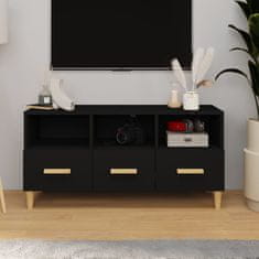 Vidaxl TV skříňka černá 102 x 36 x 50 cm kompozitní dřevo