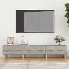 Vidaxl TV skříňka betonově šedá 150 x 34,5 x 30 cm kompozitní dřevo