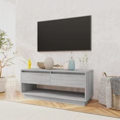 Vidaxl TV stolek šedý sonoma 102 x 41 x 44 cm dřevotříska