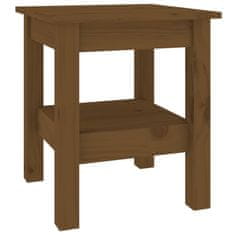 Greatstore Konferenční stolek medově hnědý 35x35x40 cm masivní borovice