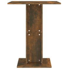 Greatstore Bistro stolek kouřový dub 60 x 60 x 75 cm kompozitní dřevo