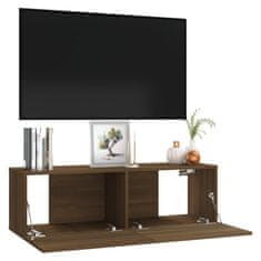 Greatstore TV skříňka hnědý dub 100 x 30 x 30 cm kompozitní dřevo