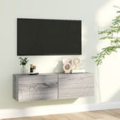 Vidaxl TV skříňka šedá sonoma 100 x 30 x 30 cm kompozitní dřevo