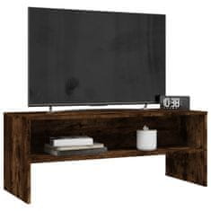 Vidaxl TV skříňka kouřový dub 100 x 40 x 40 cm kompozitní dřevo