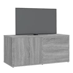 Vidaxl TV skříňka šedá sonoma 80 x 34 x 36 cm kompozitní dřevo