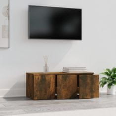 Vidaxl TV skříňka kouřový dub 80 x 34 x 30 cm kompozitní dřevo