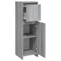 Vidaxl Koupelnová skříňka šedá sonoma 30 x 30 x 95 cm kompozitní dřevo