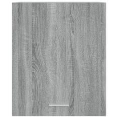 Greatstore Závěsná skříňka šedá sonoma 50 x 31 x 60 cm kompozitní dřevo