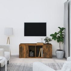 Vidaxl TV skříňka kouřový dub 100 x 35 x 40 cm kompozitní dřevo