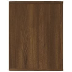 Greatstore Botník hnědý dub 75x35x45 kompozitní dřevo