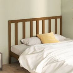 Greatstore Čelo postele medově hnědé 141 x 4 x 100 cm masivní borovice