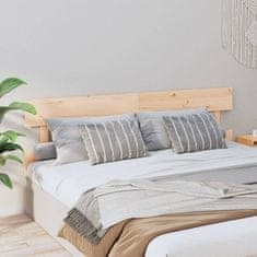 Greatstore Čelo postele 204 x 3 x 81 cm masivní borovice