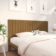 Greatstore Čelo postele medově hnědé 185,5 x 4 x 100 cm masivní borovice