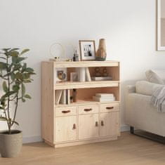 Greatstore Skříň highboard 100x40x108,5 cm masivní borové dřevo