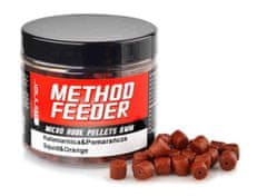 Tandem Baits Method Feeder Hook Pellets 8mm 120g Squid&Orange