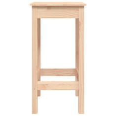 Vidaxl Barové židle 2 ks 40 x 40 x 78 cm masivní borové dřevo
