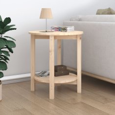 Vidaxl Konferenční stolek Ø 55 x 60 cm masivní borové dřevo