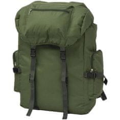 Greatstore Batoh v army stylu 65 L zelený