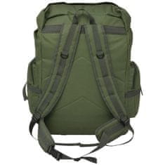 Greatstore Batoh v army stylu 65 L zelený