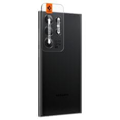 Spigen Ochrana fotoaparátu Spigen OPTIK.TR "EZ FIT" 2BALENÍ GALAXY S23 ULTRA 5G Black