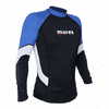 Pánské lycrové triko RASHGUARD, dlouhý rukáv modrá/černá 3XL