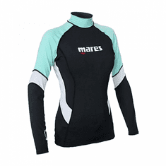 Mares Dámské lycrové triko RASHGUARD SHE DIVES, dlouhý rukáv modrá/černá S - 38