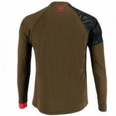 AQUALUNG Pánské lycrové triko RASH GUARD XSCAPE OLIVE, dlouhý rukáv khaki M