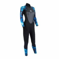 AQUALUNG Dámský neoprenový oblek HYDROFLEX FULL SUIT 3 mm modrá/černá 2XL - 46