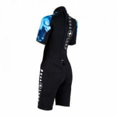 AQUALUNG Dámský neoprenový short HYDROFLEX SHORTY 3 mm světle modrá modrá/černá XL - 44