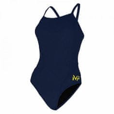 Michael Phelps Dámské plavky SOLID MID BACK LADY navy blue modrá L - 42