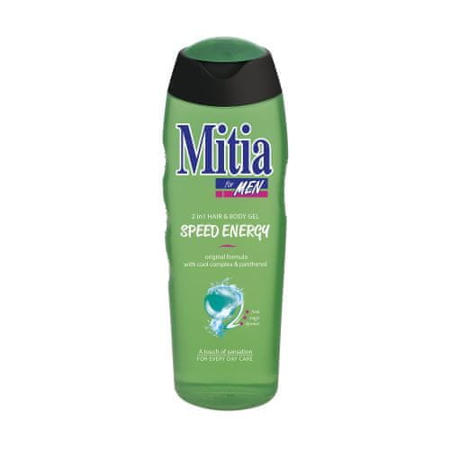 TOMIL Mitia for men 2v1 sprchový gel 400ml Speed energy [3 ks]