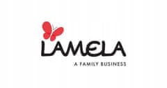 Lamela Květinová láhev čtvercová nízká ETNA | Kovový grafit