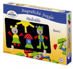 Detoa Magnetické puzzle Medvědi v krabici 33x23x3,5cm