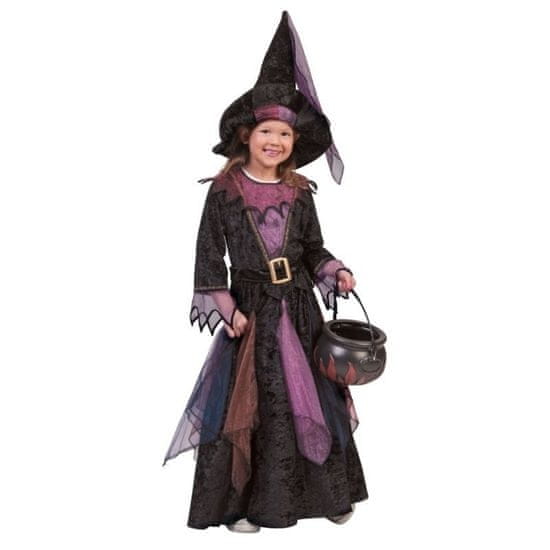funny fashion Dětský kostým Čarodějnice Blacky 104