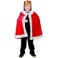 funny fashion Dětský kostým Královský plášť 164
