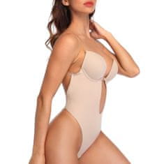 Bellestore Dámské body pod prsa SilkBody, béžová, XL